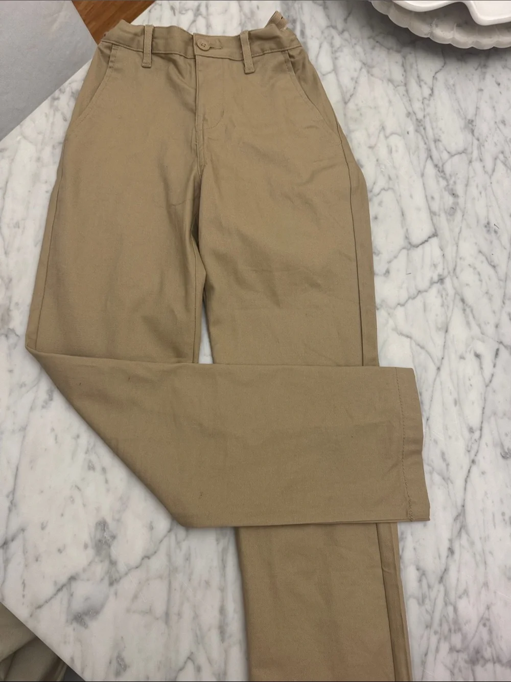 Old Navy Kids Khaki Tan Straight-Leg Chinos